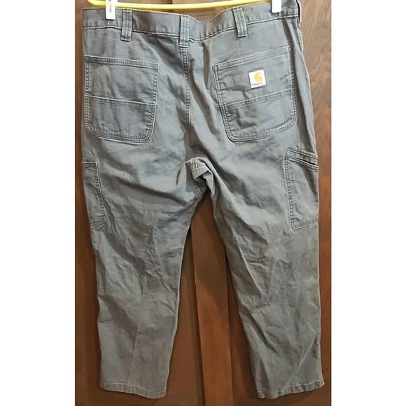 Carhartt 40 x 32 Rugged flex Relaxed Fit Duck Double-Front Utility Work Pant - Picture 2 of 4